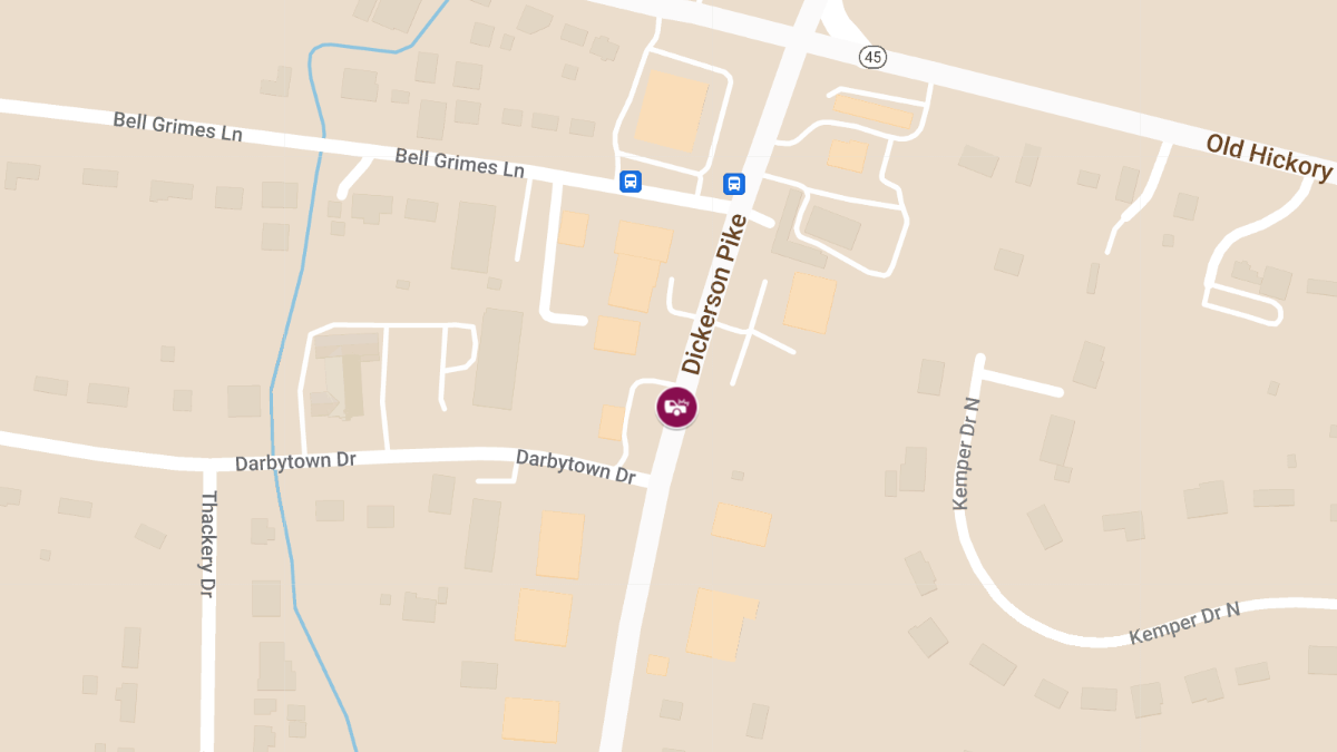 Injuries in Crash at 3819 Dickerson Pike