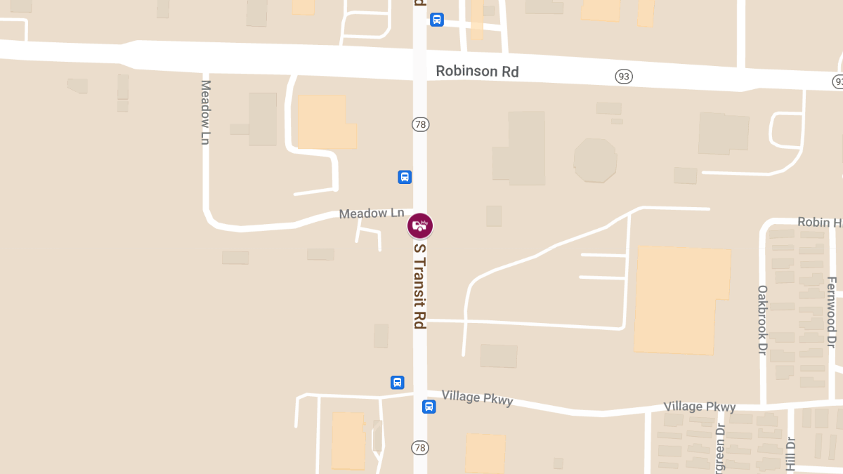 Injuries in Crash at 6009 South Transit Rd