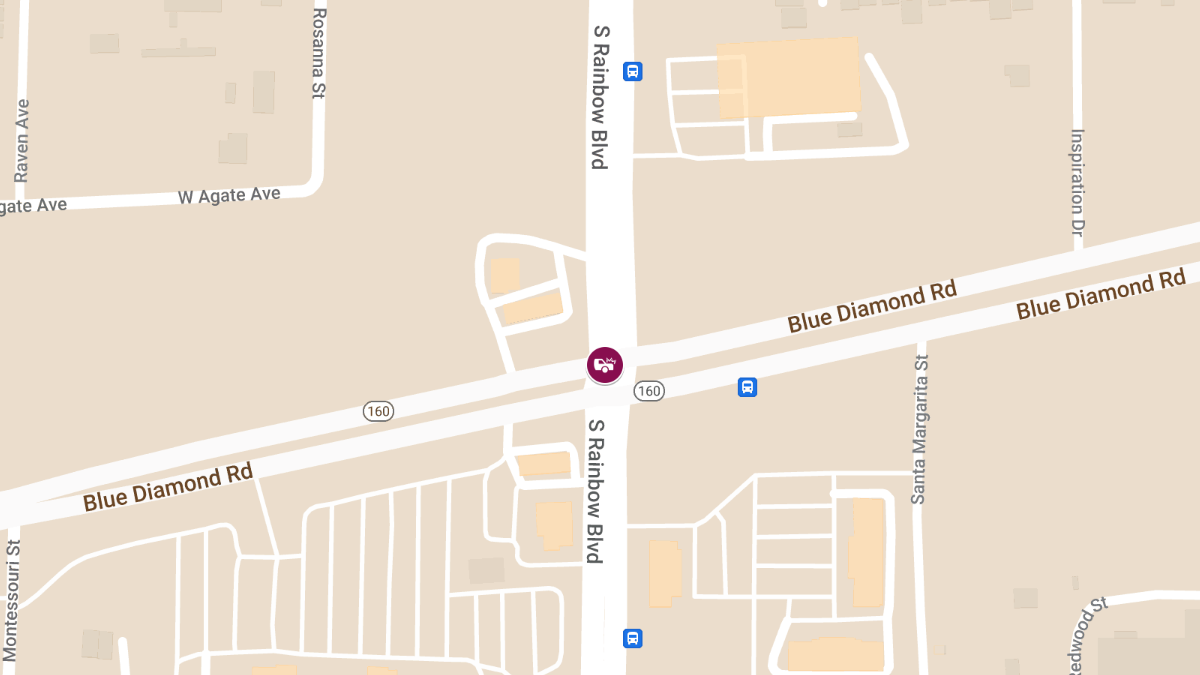 Injuries in Crash at Blue Diamond Rd and S Rainbow Blvd