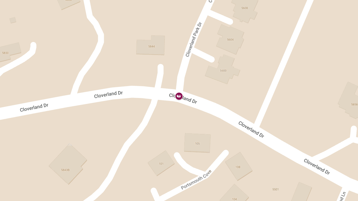 Injuries in Crash at Cloverland Dr & Cloverland Park Dr