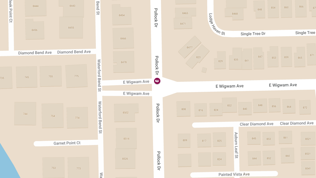 Injuries in Crash at E Wigwam Ave & Pollock Dr