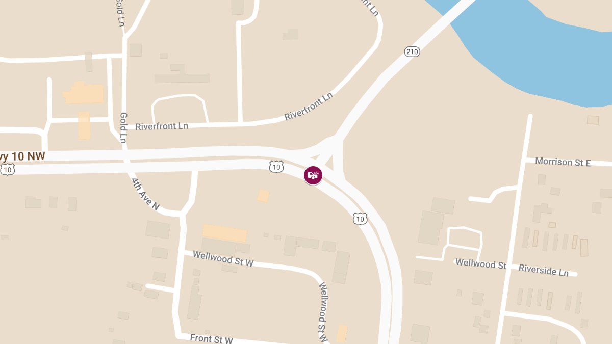 Injuries in Crash at Highway 10 and Highway 210