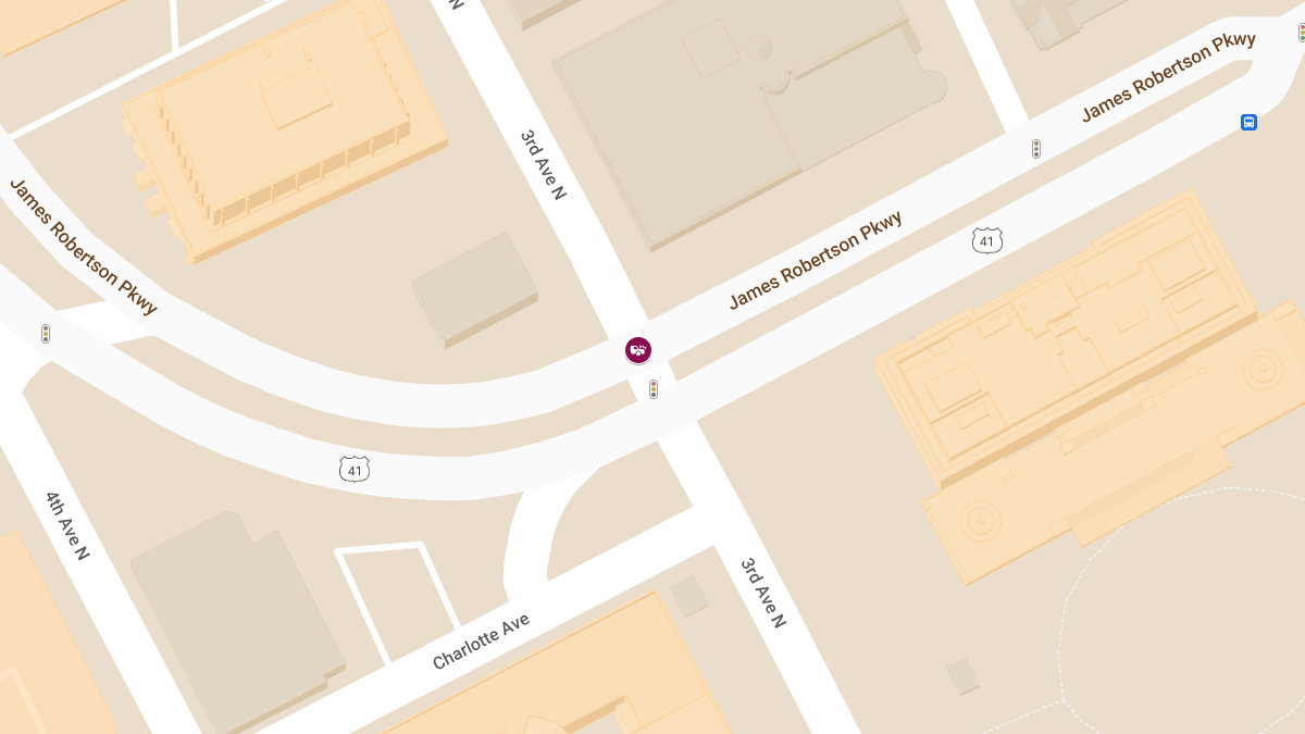 Injuries in Crash at James Robertson Pkwy & 3rd Ave N