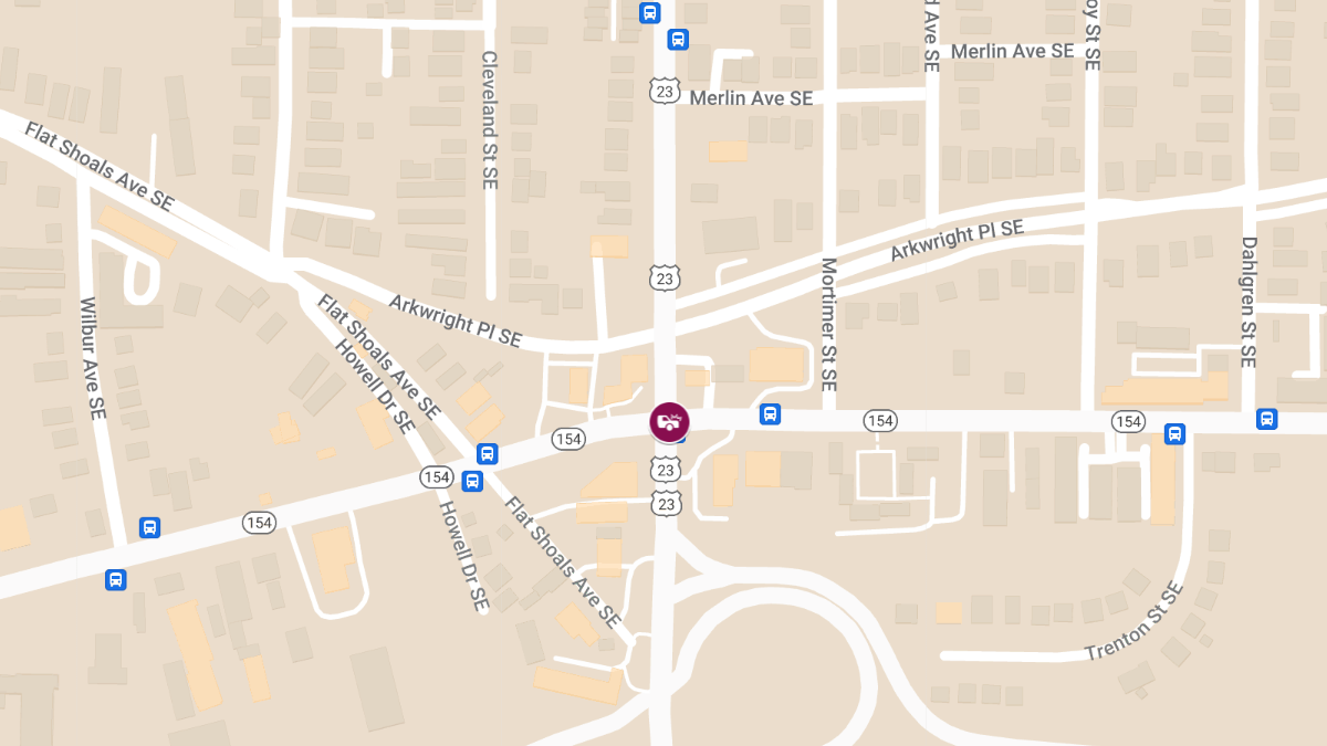 Injuries in Crash at Moreland Ave SE & Memorial Dr SE