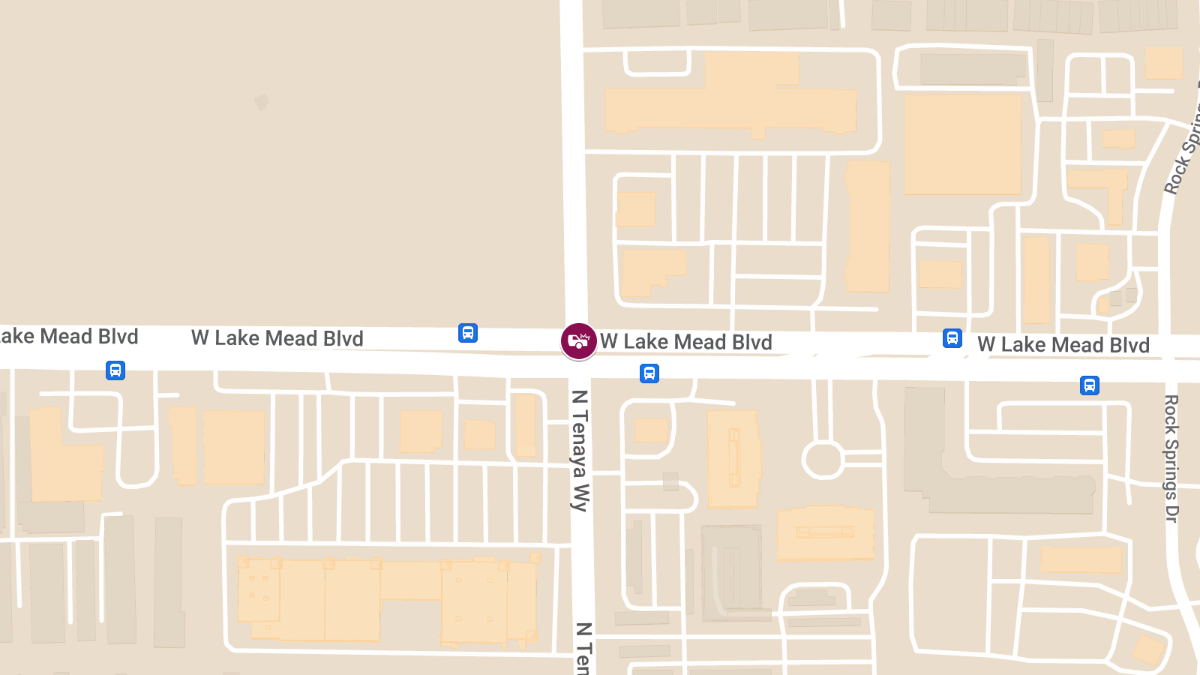 Injuries in Crash at W Lake Mead Blvd & N Tenaya Way