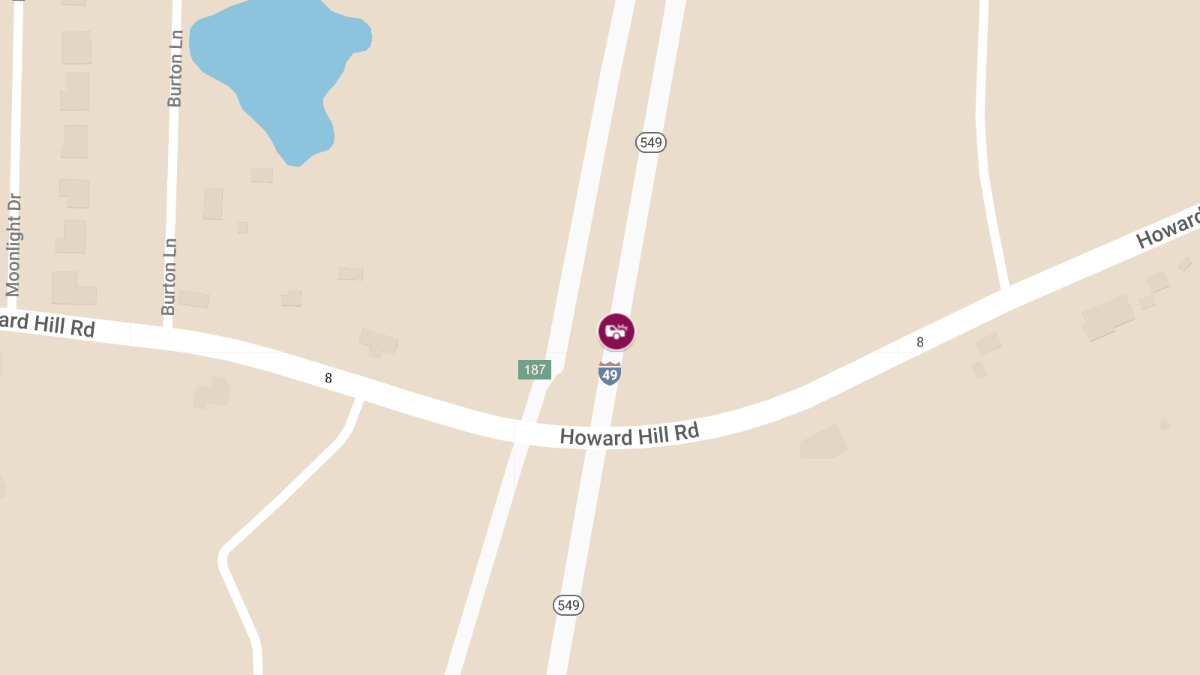 Injuries in Crash on NB I-49 Near Mile Marker 42.9