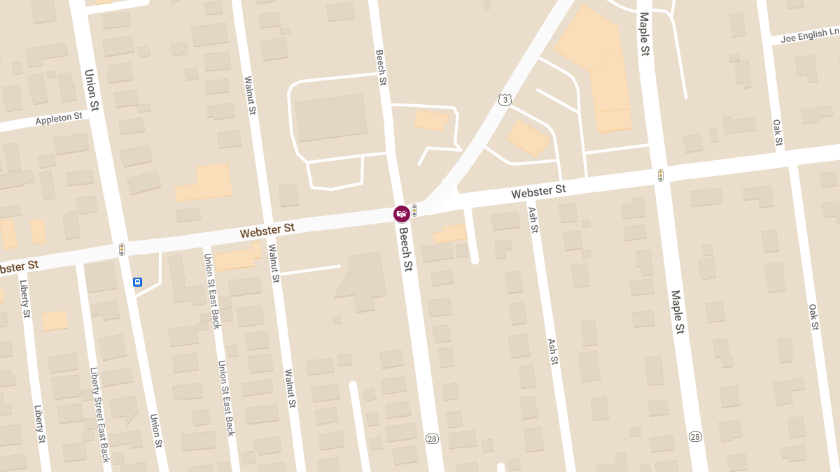 Injuries in Motor Vehicle Accident at Webster St & Beech St