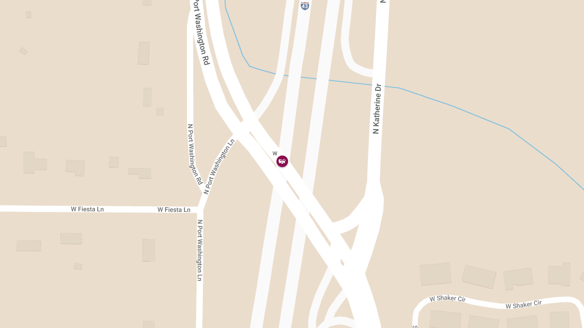 Injuries in Multi-Vehicle Crash Closes Right Lane on I-43 North at Port Washington Rd