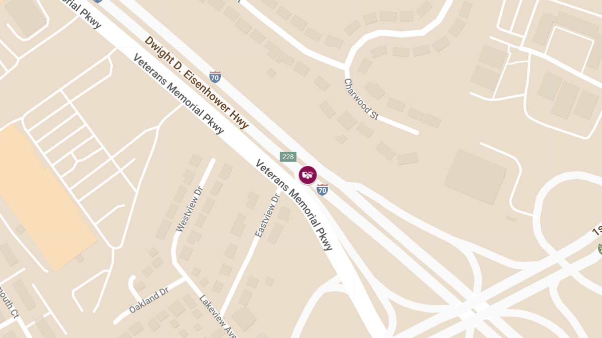 Injuries in Three-Vehicle Collision on WB I-70 at Route Z