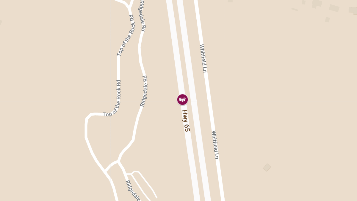 Injuries in Two-Vehicle Collision at US65