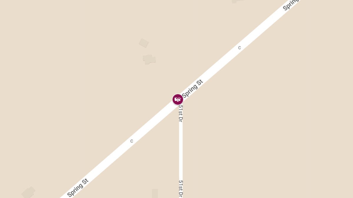 Injuries in Two-Vehicle Crash at CTH C/Spring St & 51st Dr