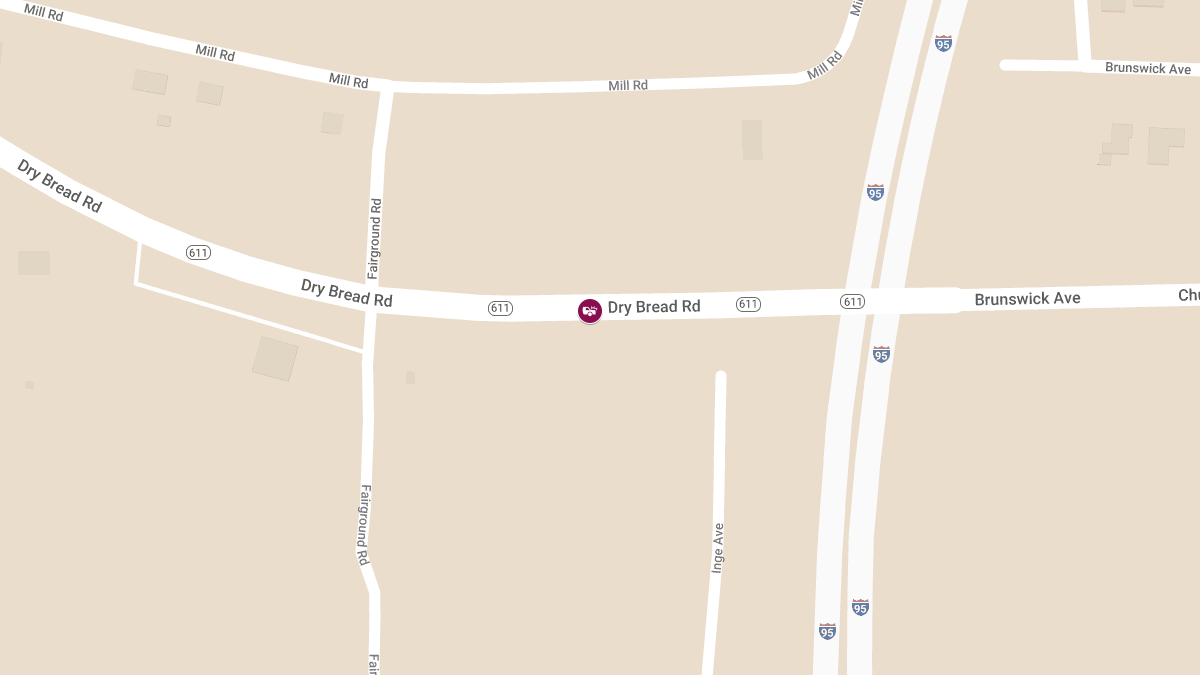 Injuries in Vehicle Accident with Entrapment on Dry Bread Rd