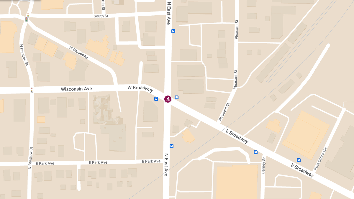 Injuries in Vehicle vs. Bicyclist Accident at Broadway & East Ave