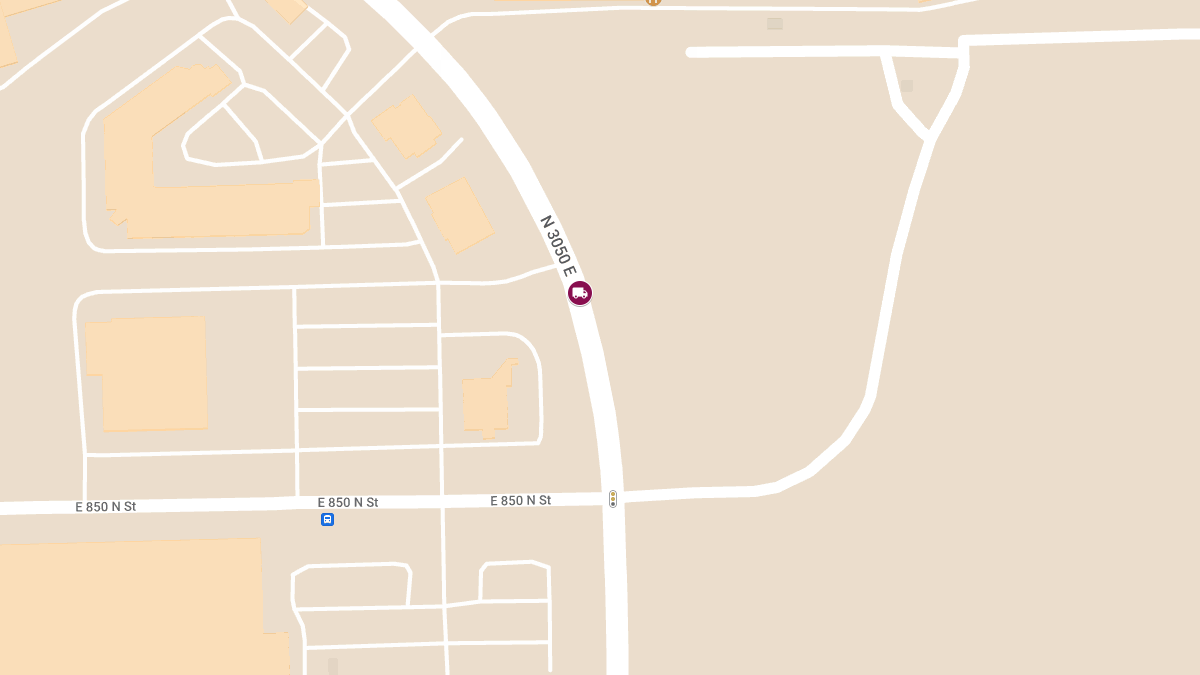 Injury Accident Involving 2 Trucks at 850 N 3050 East