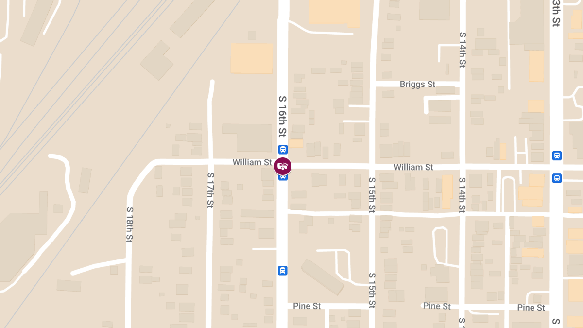 Injury Accident Involving Three Vehicles at 16th and William St