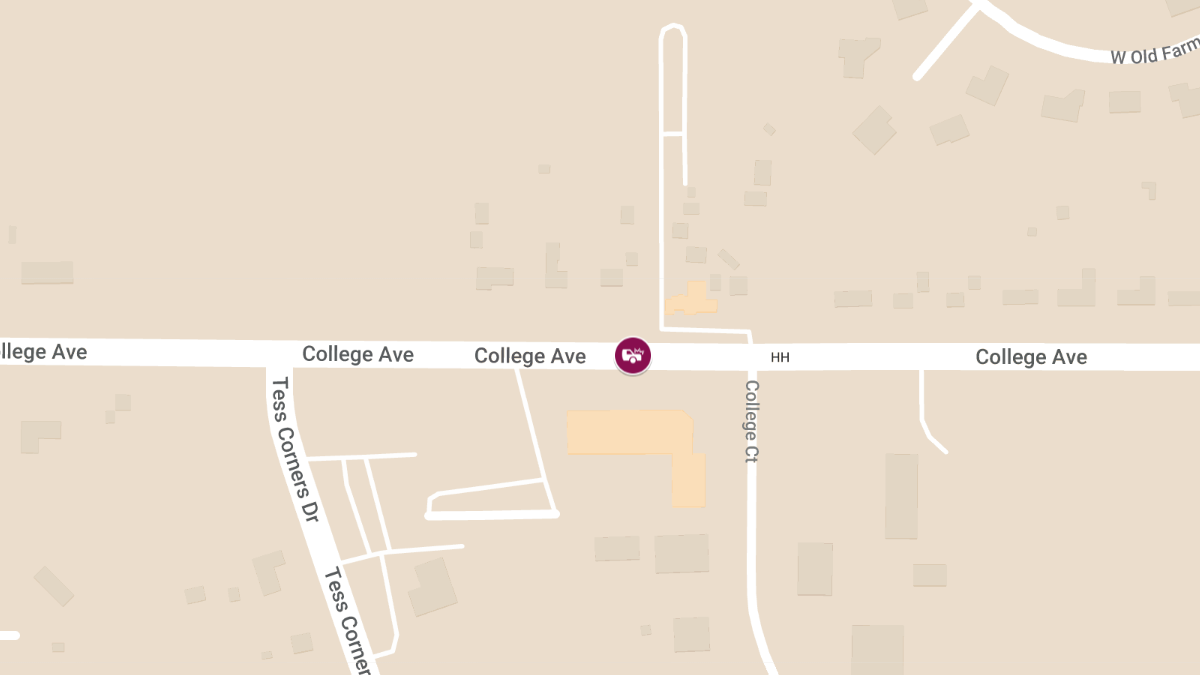 Injury Accident Involving Three Vehicles at College Ave & Matty’s