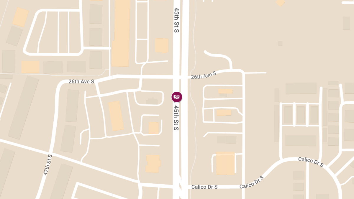 Injury Accident Reported on 45th St S