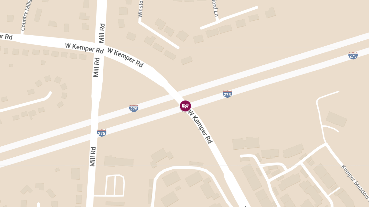 Injury Accident at 1200 Block of West Kemper Rd