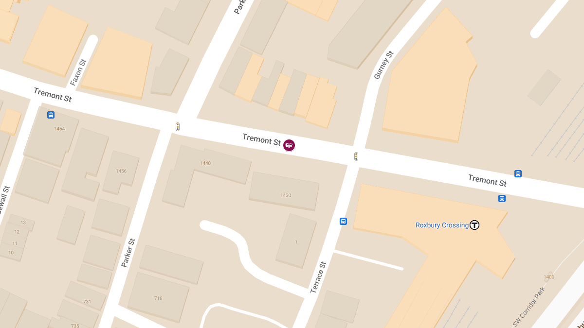 Injury Accident at 1425 Tremont St