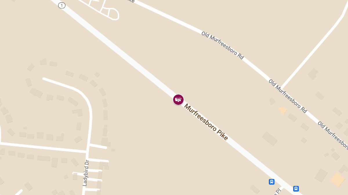 Injury Accident at 1824 Murfreesboro Pike