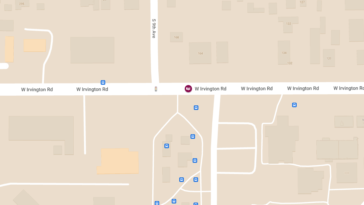 Injury Accident at 205 W Irvington Rd