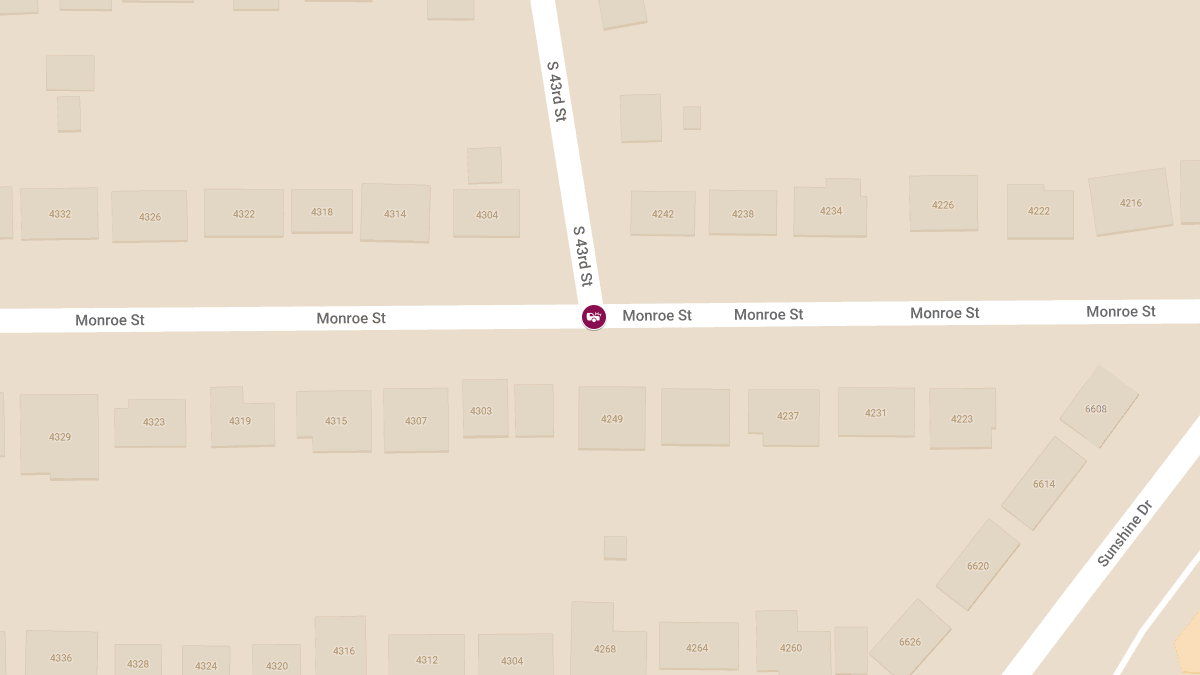 Injury Accident at 43rd St & Monroe St