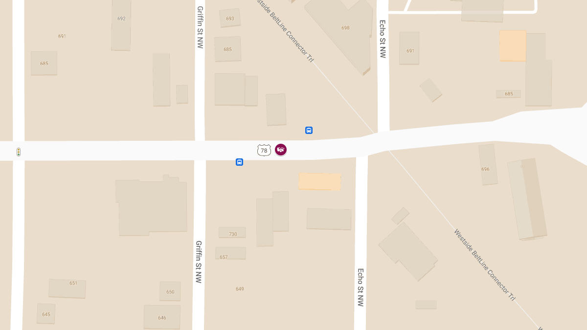 Injury Accident at 685 Donald Lee Hollowell Pkwy NW