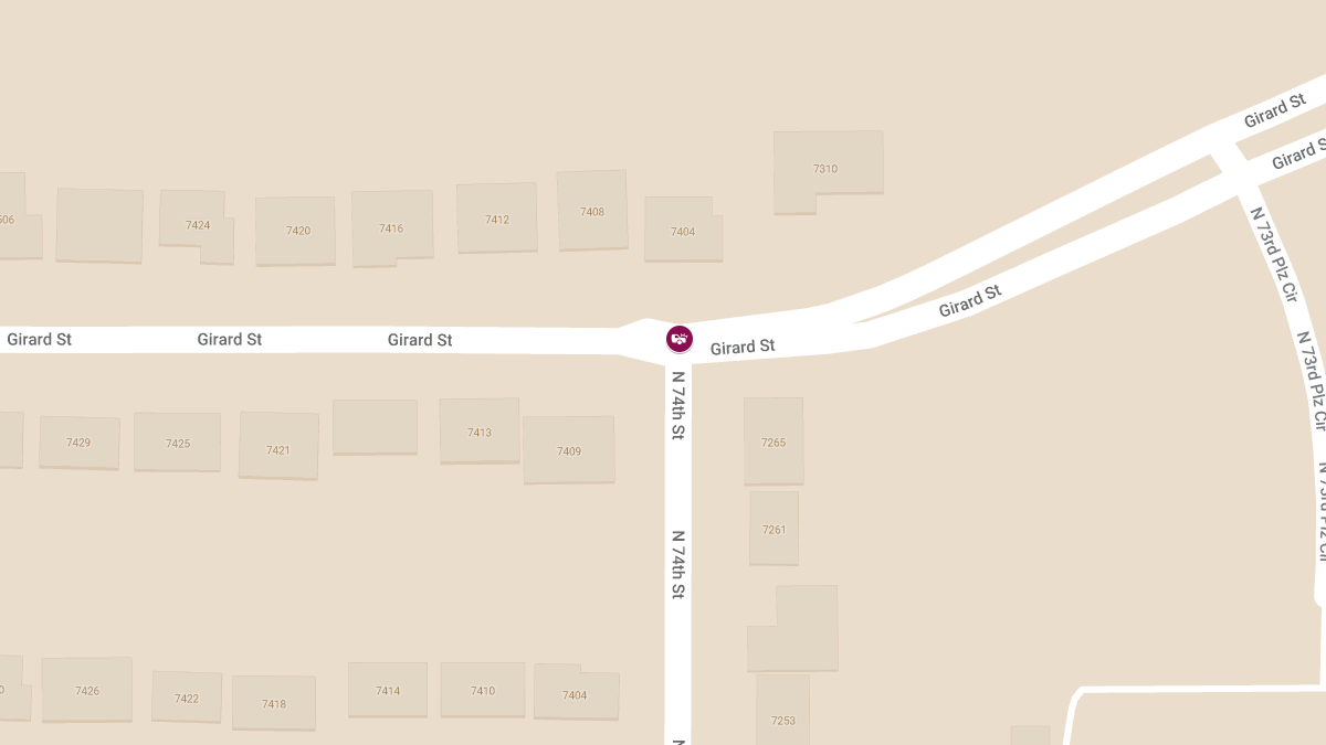 Injury Accident at 74th St & Girard St