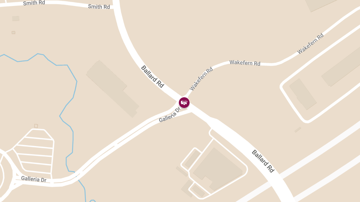 Injury Accident at Ballard Rd & Galleria Dr