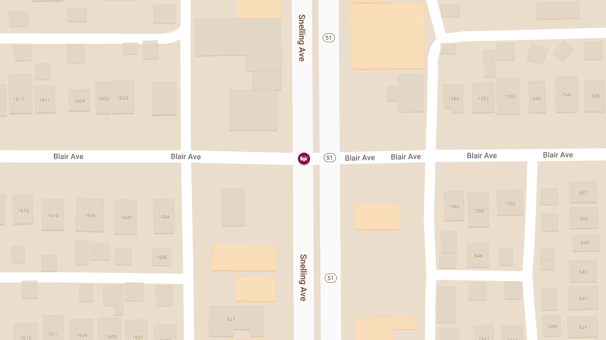 Injury Accident at Blair Ave & Snelling Ave N