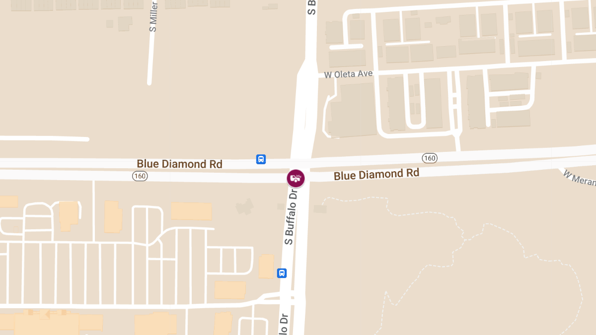 Injury Accident at Blue Diamond Rd & S Buffalo Dr