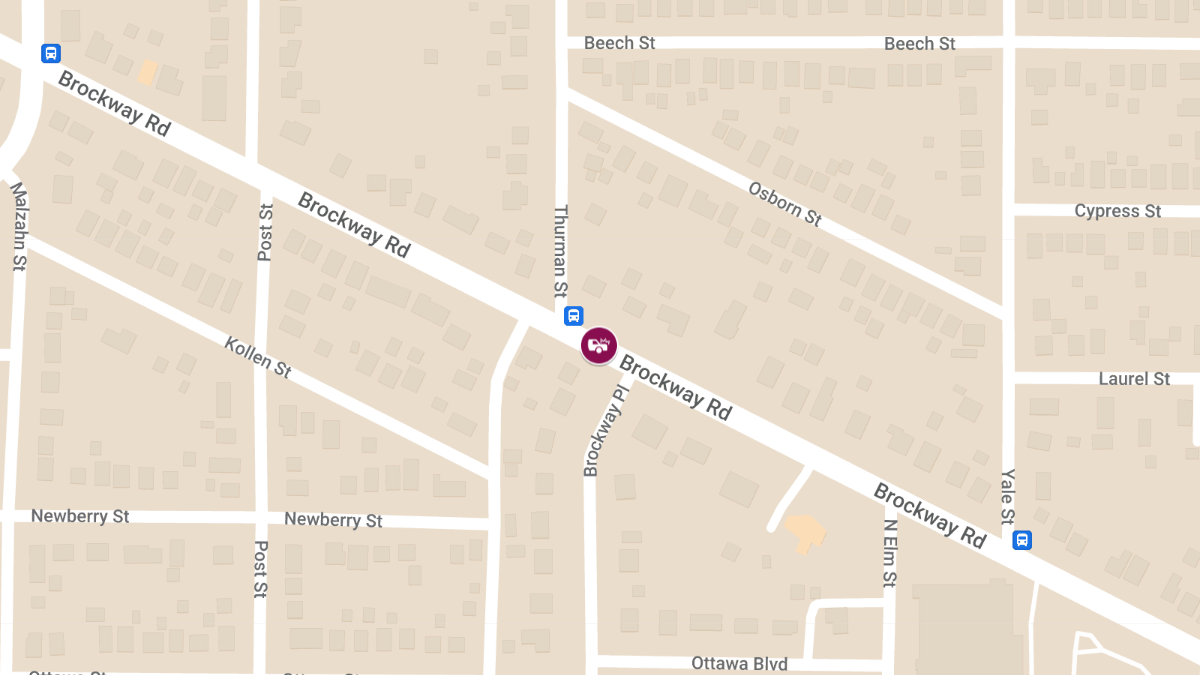 Injury Accident at Brockway Rd Near Walmart Entrance