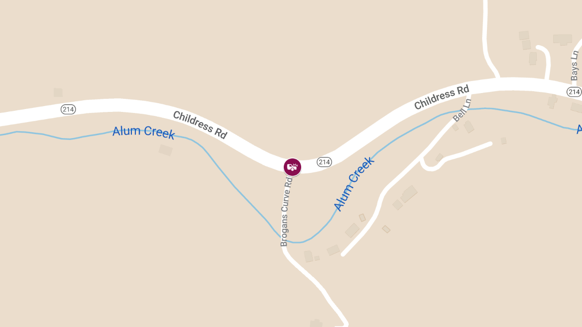 Injury Accident at Brogans Curve Rd & Childress Rd