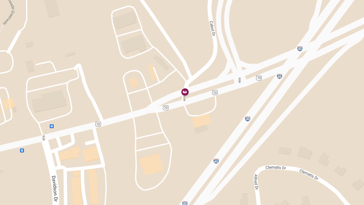 Injury Accident at Cabot Dr & Charlotte Pike