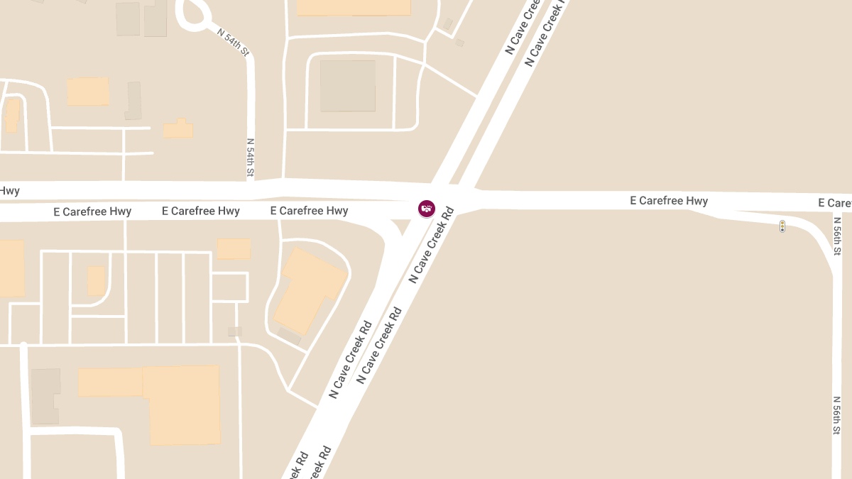 Injury Accident at Carefree Hwy & Cave Creek Rd