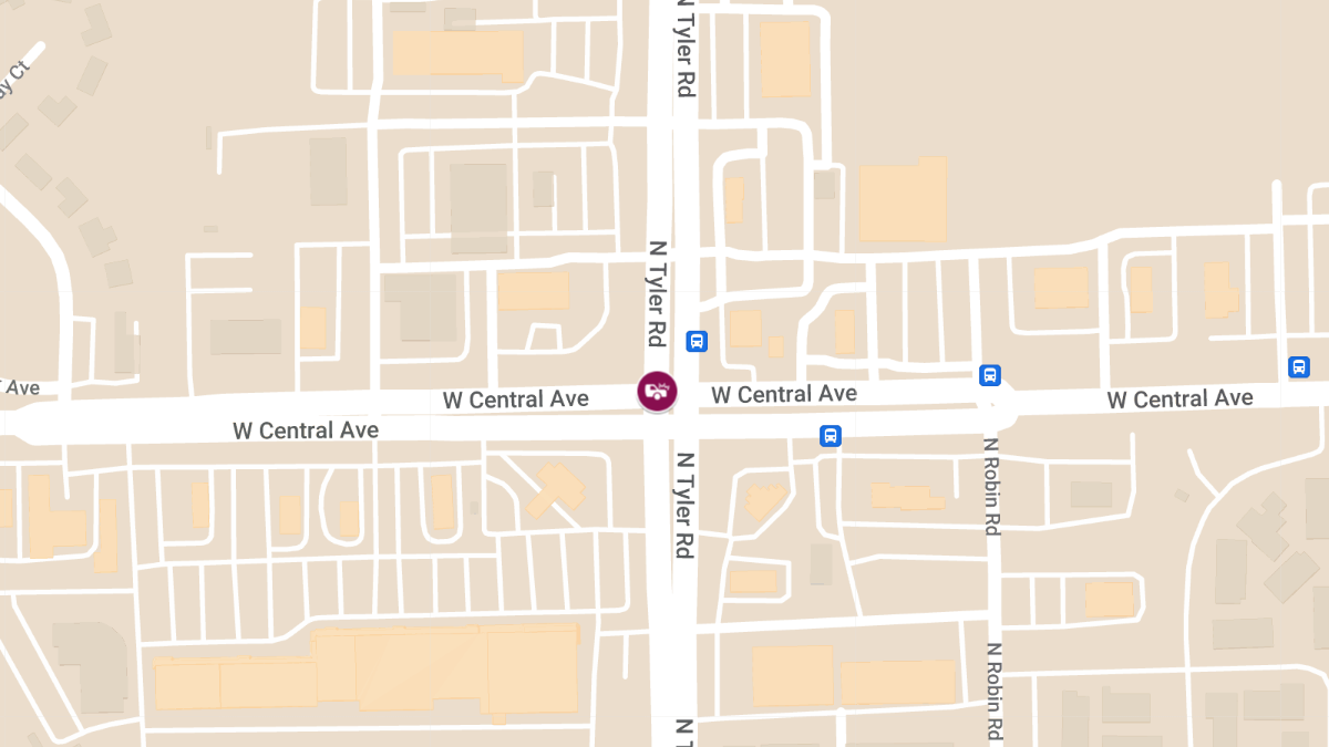 Injury Accident at Central Ave & Tyler Rd