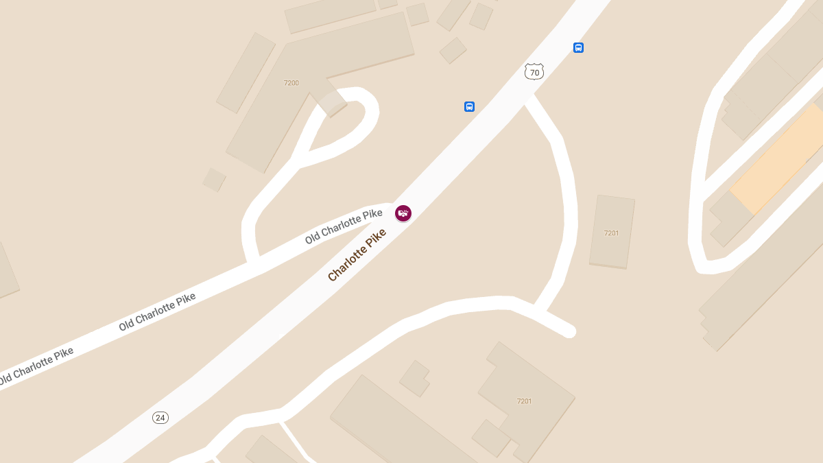 Injury Accident at Charlotte Pike & Old Charlotte Pike