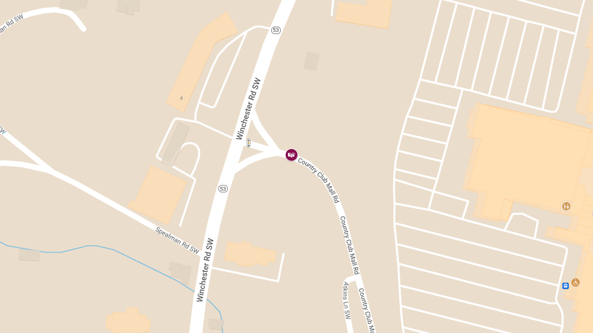 Injury Accident at Country Club Mall Rd near JC Penney