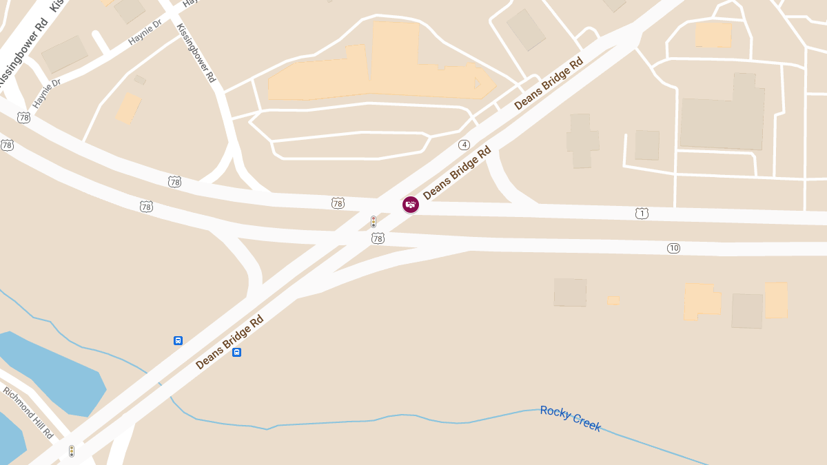 Injury Accident at Deans Bridge Rd and Gordon Hwy