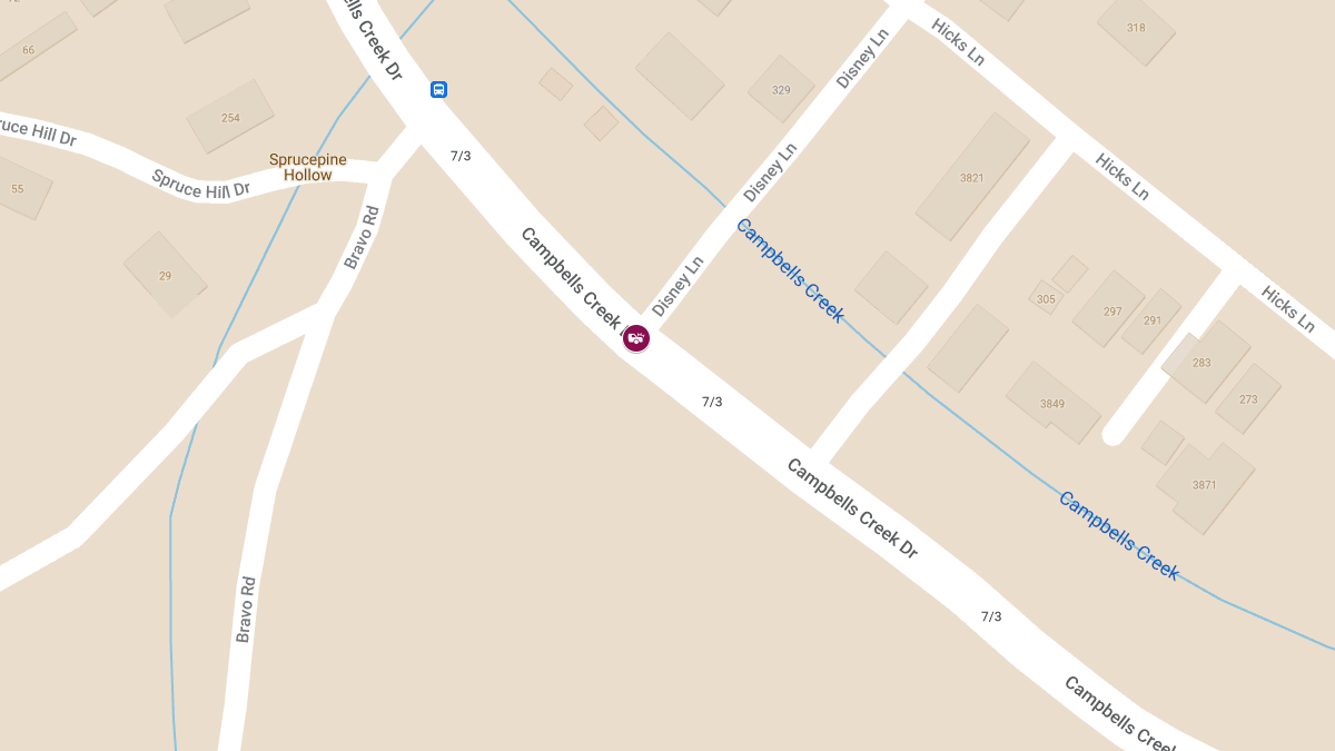 Injury Accident at Disney Ln & Campbells Creek Dr