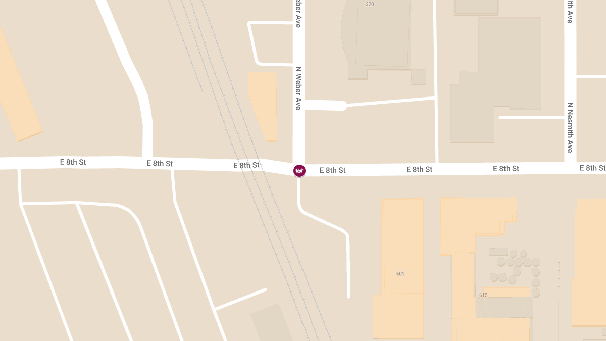Injury Accident at E 8th St & N Weber Ave