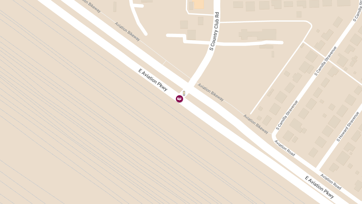 Injury Accident at E Aviation Pkwy & S Country Club Rd