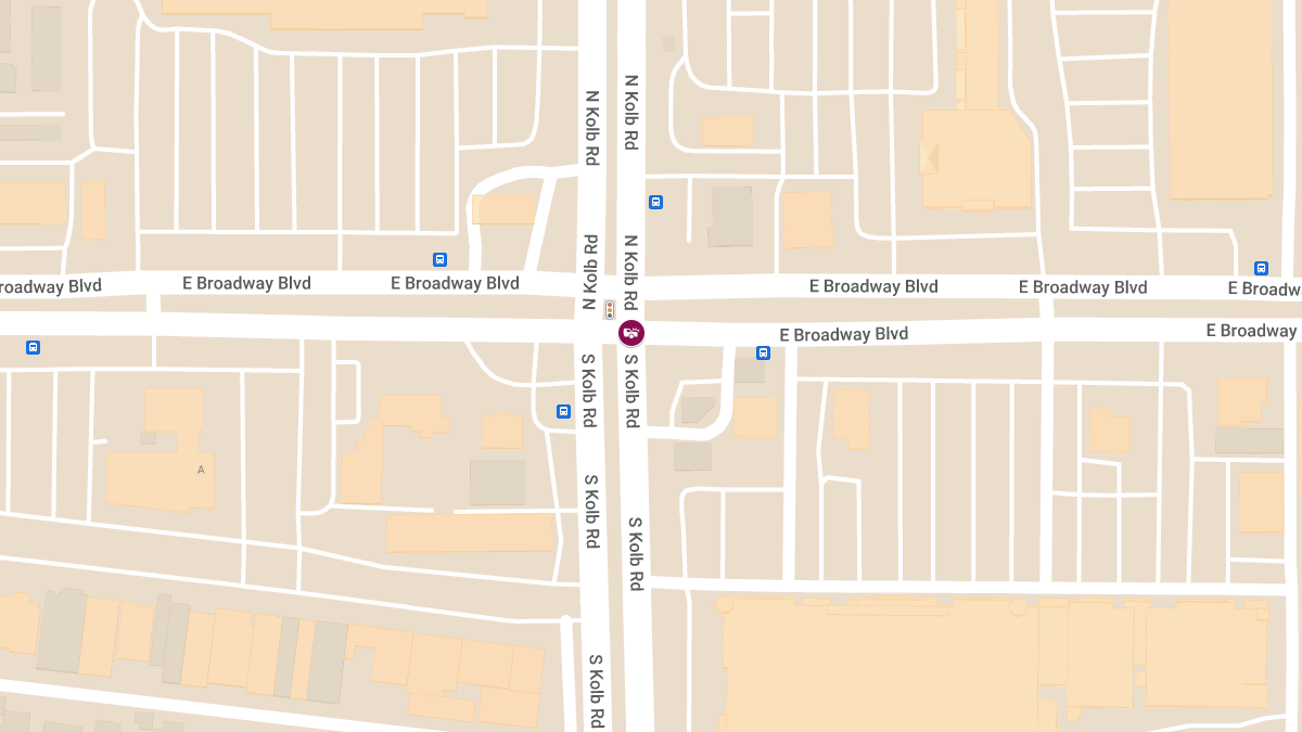 Injury Accident at E Broadway Blvd & N Kolb Rd