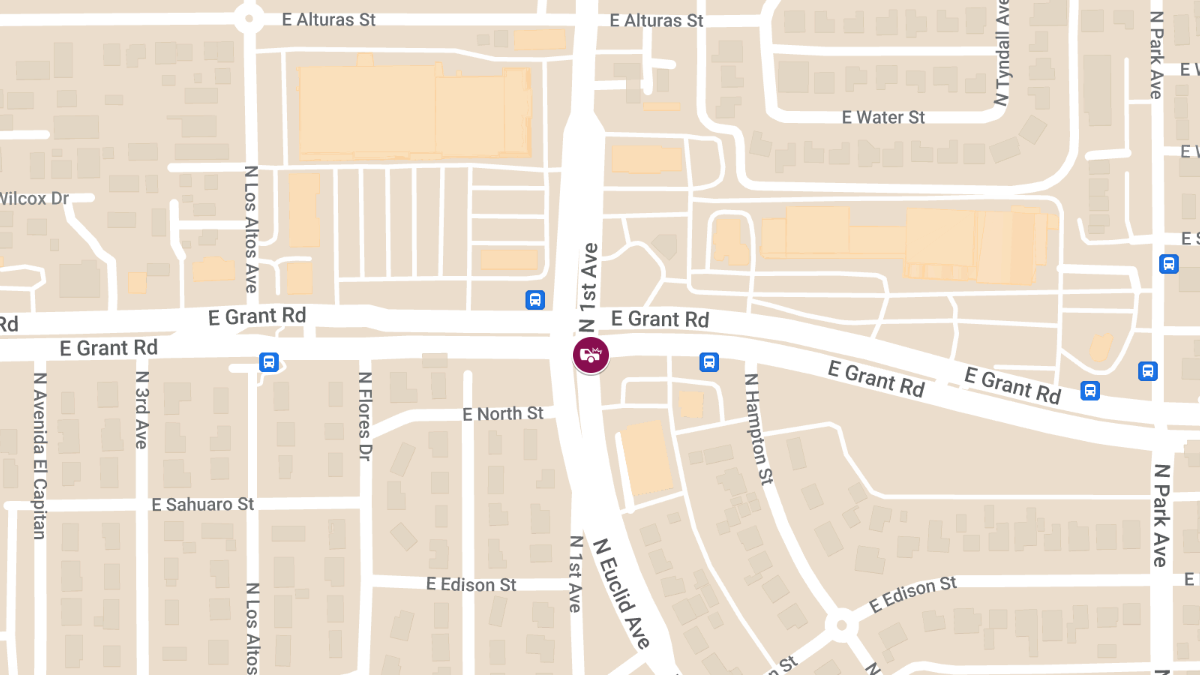 Injury Accident at E Grant Rd & N 1st Ave