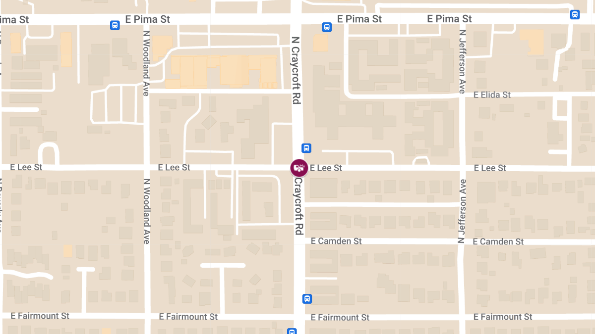 Injury Accident at E Lee St & N Craycroft Rd