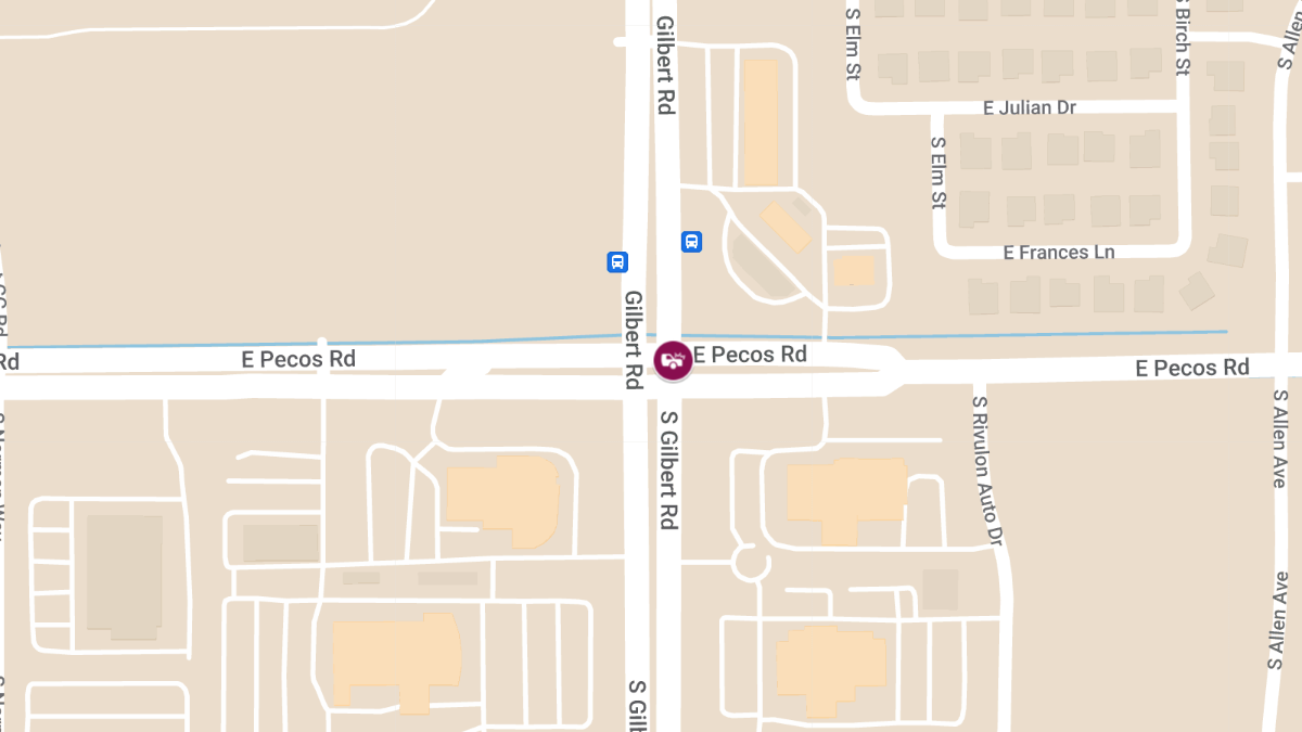 Injury Accident at Gilbert Rd & Pecos Rd