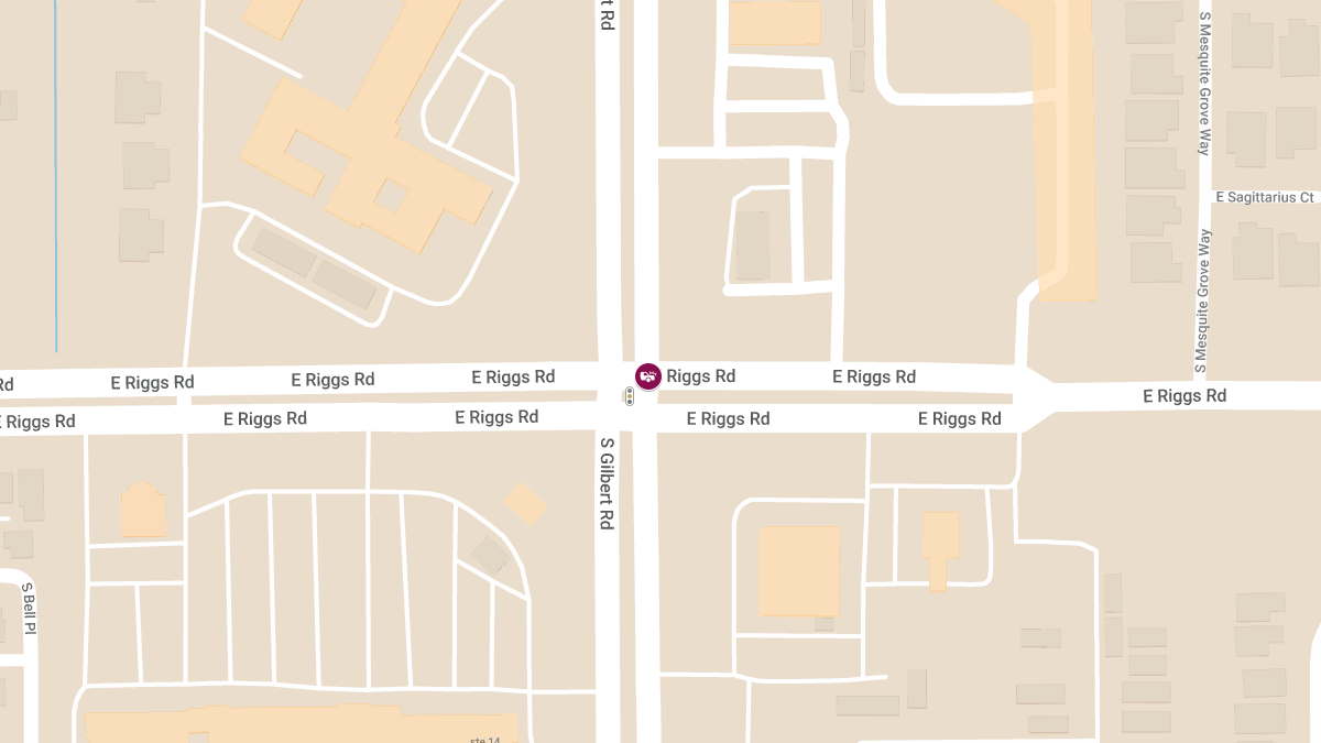 Injury Accident at Gilbert Rd & Riggs Rd