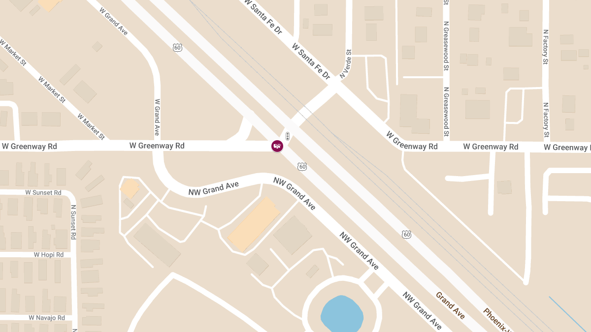 Injury Accident at Grand Ave & Greenway Rd