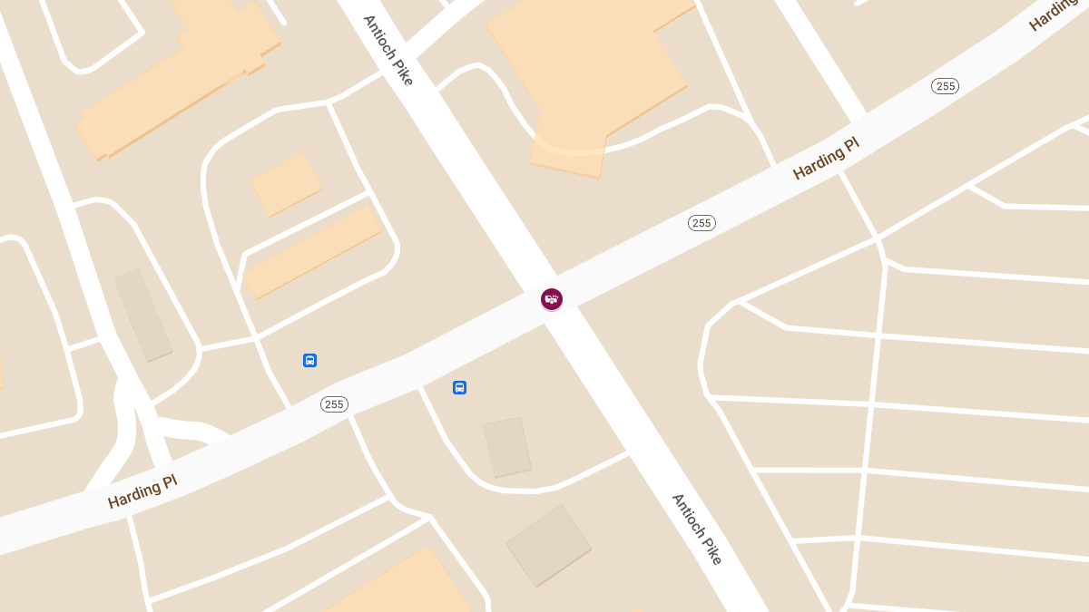 Injury Accident at Harding Pl & Antioch Pike