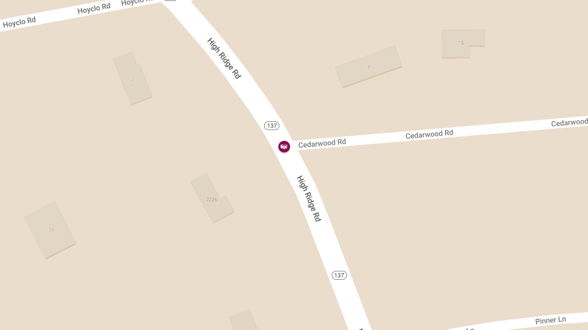 Injury Accident at High Ridge Rd & Cedarwood Dr